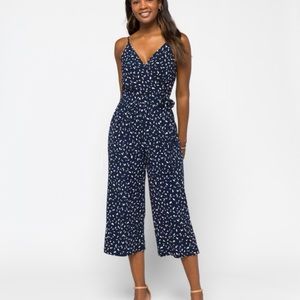 Kaileigh Rica Knit Crop Jumpsuit